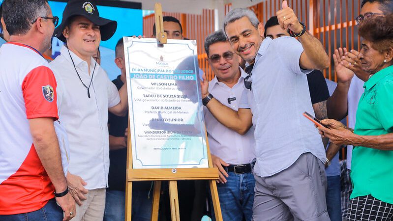 Prefeito David Almeida entrega nova feira municipal no São Jorge e reforça compromisso com a revitalização de espaços públicos