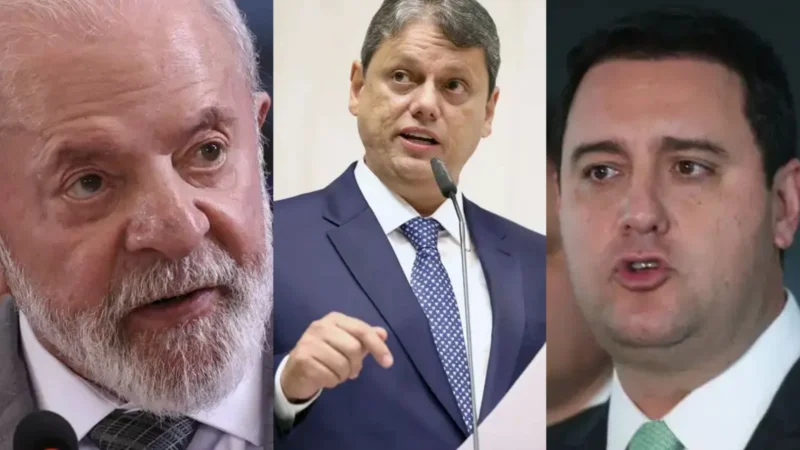 Tarcísio e Ratinho Júnior crescem em cenário de 2º turno e empatam tecnicamente com Lula, diz pesquisa