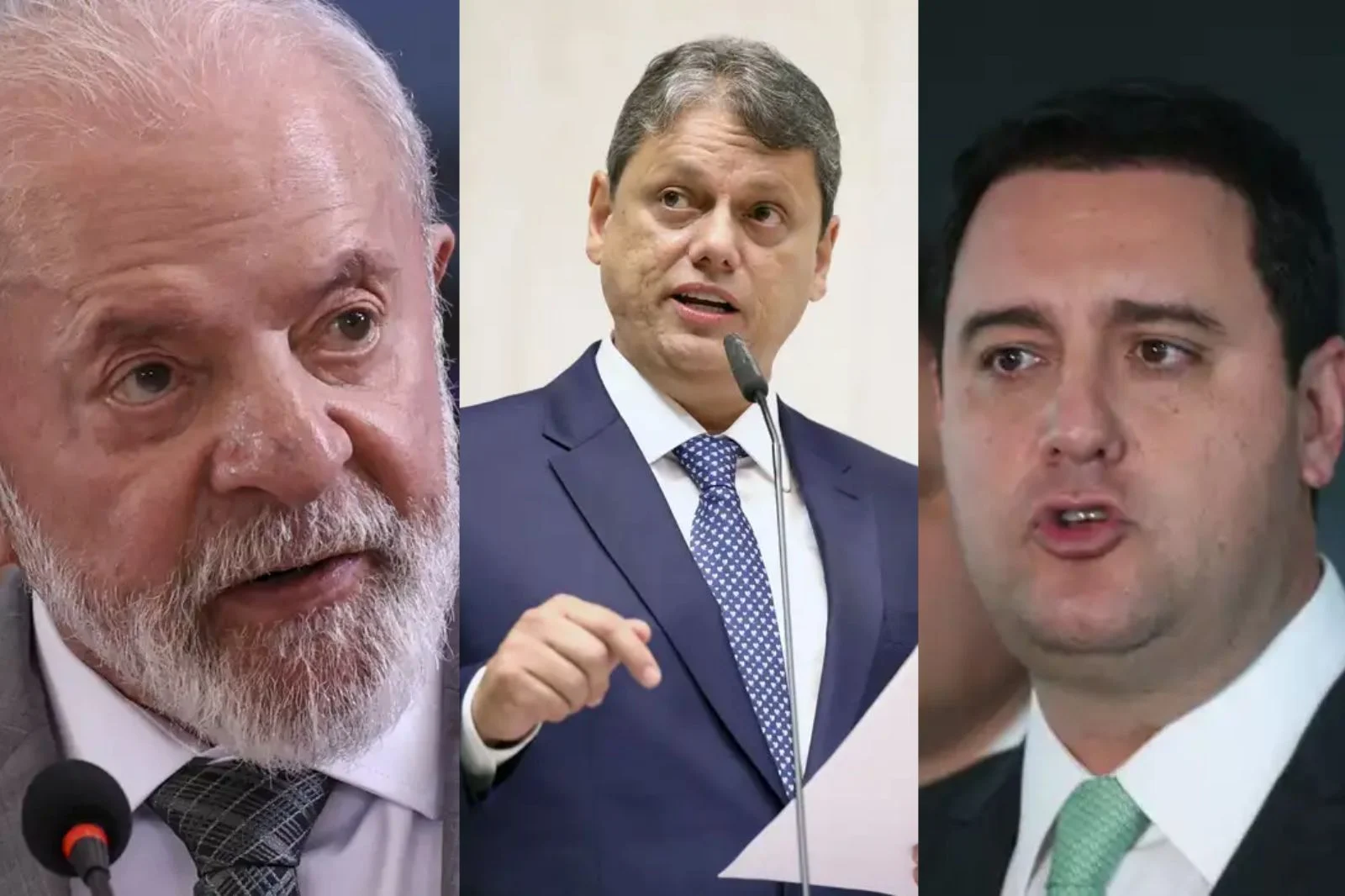 Tarcísio e Ratinho Júnior crescem em cenário de 2º turno e empatam tecnicamente com Lula, diz pesquisa