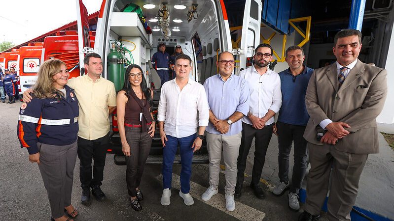 Manaus reforça atendimento pré-hospitalar com cinco novas ambulâncias para o Samu