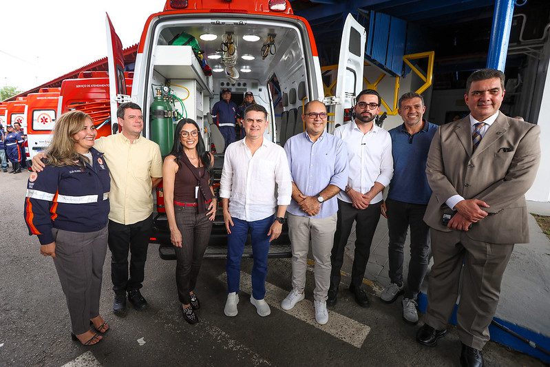 Manaus reforça atendimento pré-hospitalar com cinco novas ambulâncias para o Samu